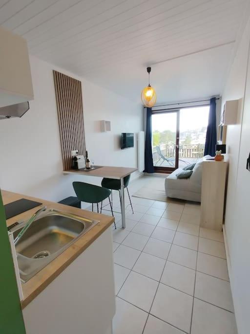 Studio Vue Mer - Plage De Trestraou Perros-Guirec Ngoại thất bức ảnh